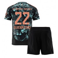 Bayern Munich Raphael Guerreiro #22 Fußballbekleidung Auswärtstrikot Kinder 2024-25 Kurzarm (+ kurze hosen)